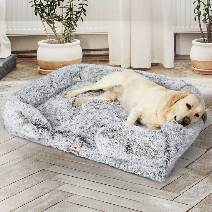 LARGE Dog Beds Pet Orthopedic Sofa - Grey
