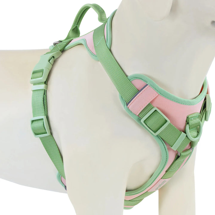 Luxury Adjustable No Pull Dog Harness in Chocolate Color