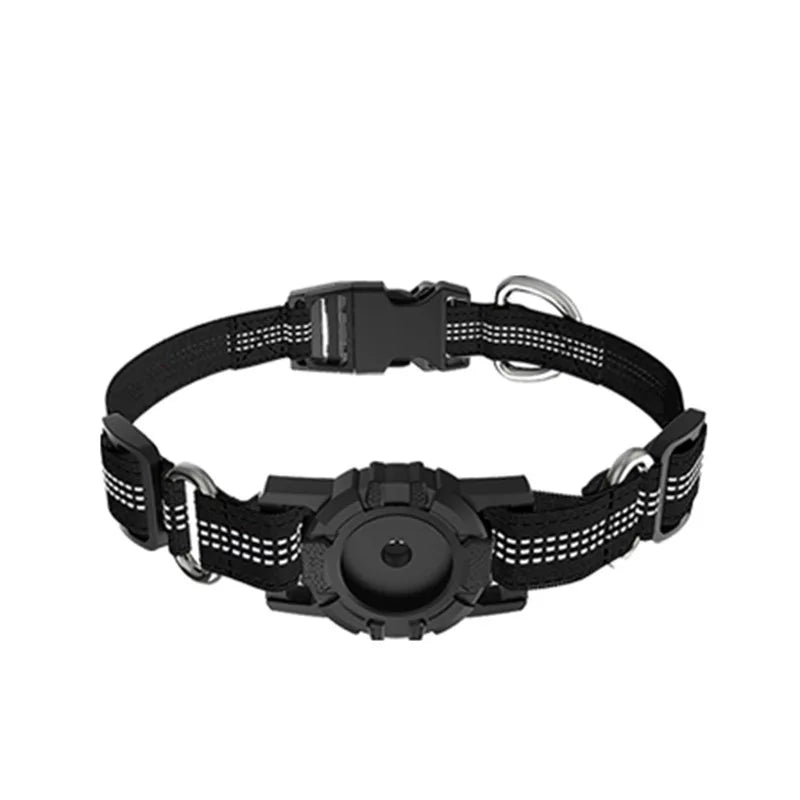 Spiffy Puffy find Waterproof Reflective Dog Collar - Black