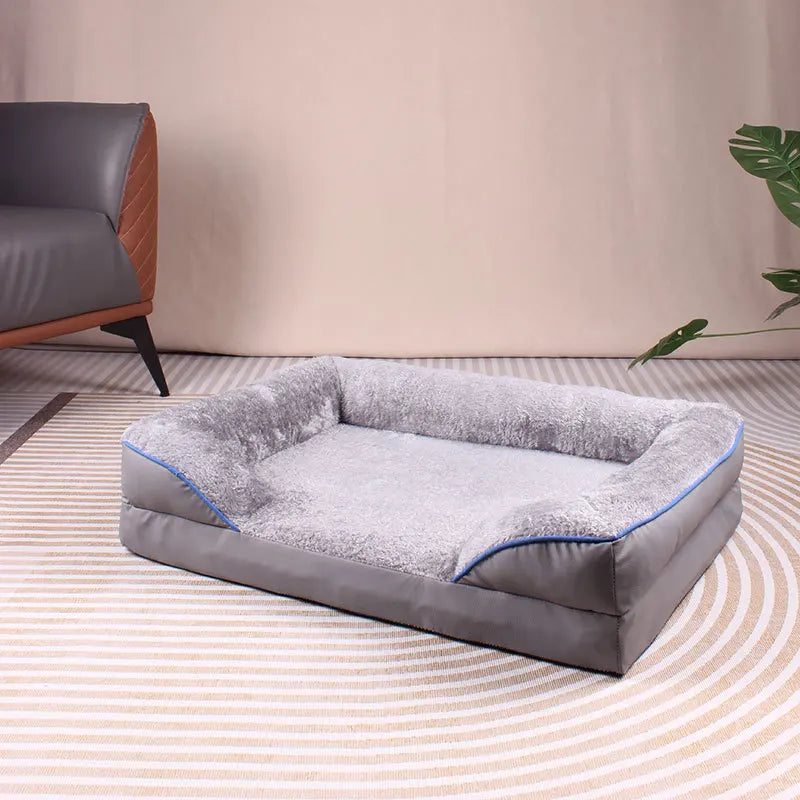 Cozy Deep Sleep Memory Foam Dog Bed - Thickened Warm Pet Sofa
