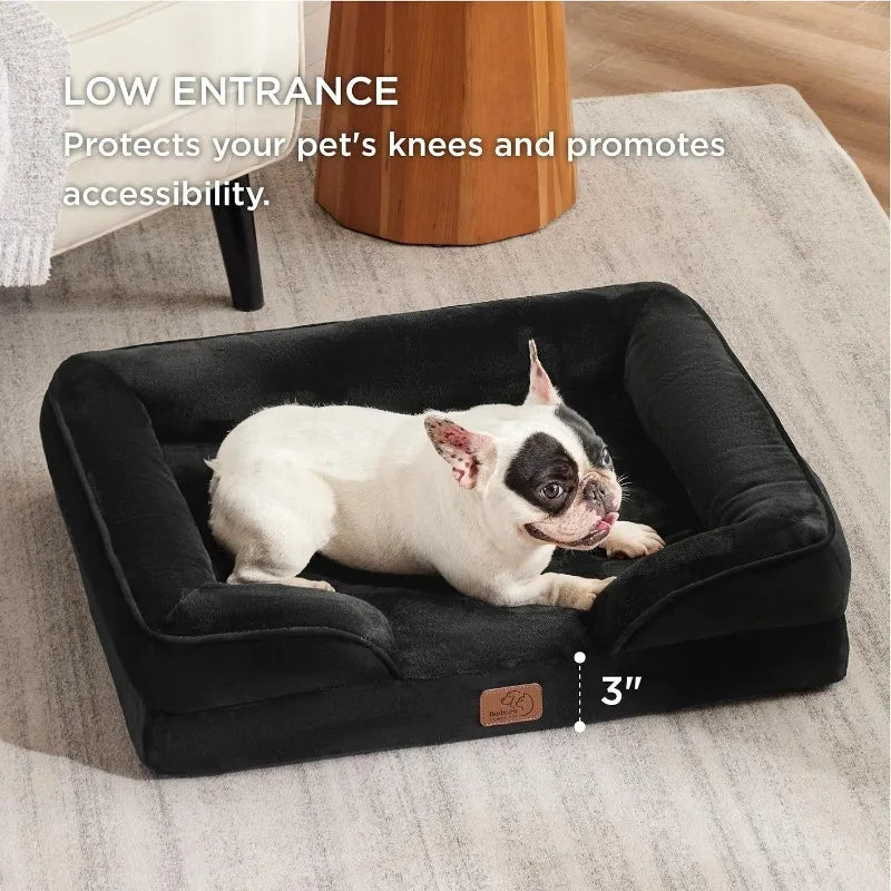 Jumbo Orthopedic Memory Foam Dog Bed with Removable Waterproof Cover