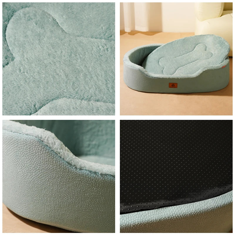 Winter Orthopedic Waterproof Dog Bed for Large Dogs
