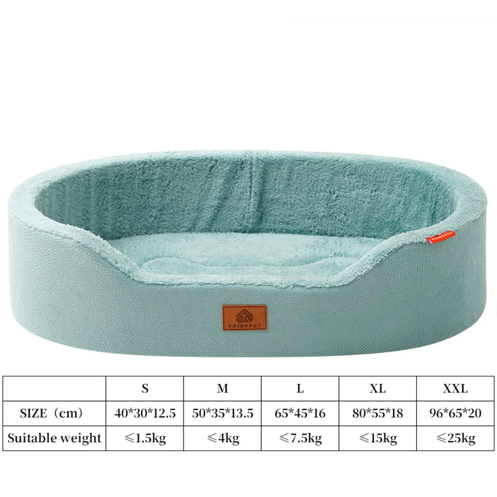 Winter Orthopedic Waterproof Dog Bed for Large Dogs