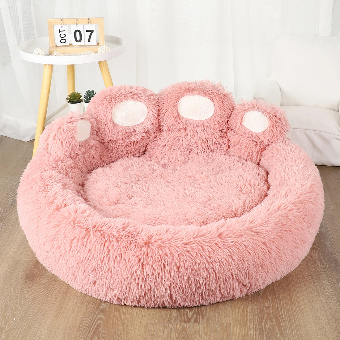 Luxurious Plush Dog Bed – Cozy Winter Kennel for Large and Small Pets