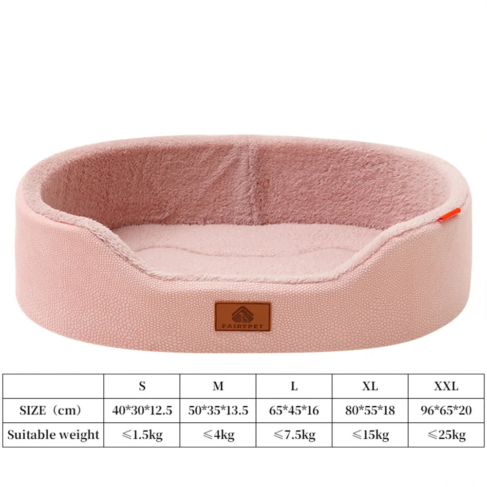 Winter Orthopedic Waterproof Dog Bed for Large Dogs