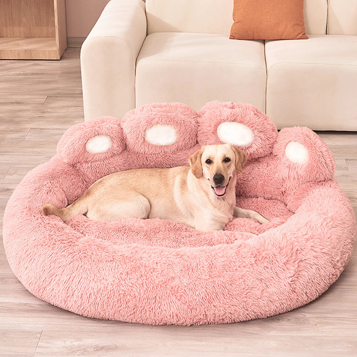 Fluffy Winter Dog Bed for Large and Small Pets