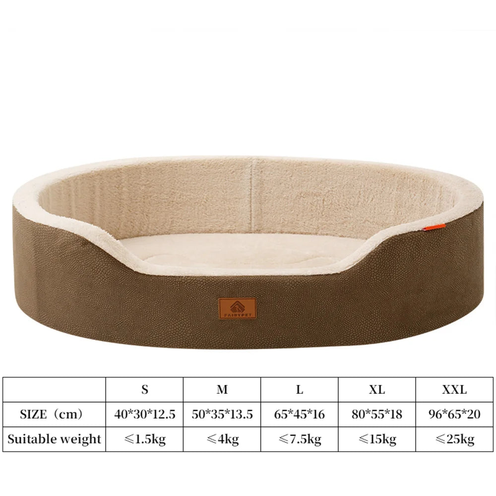 Winter Orthopedic Waterproof Dog Bed for Large Dogs