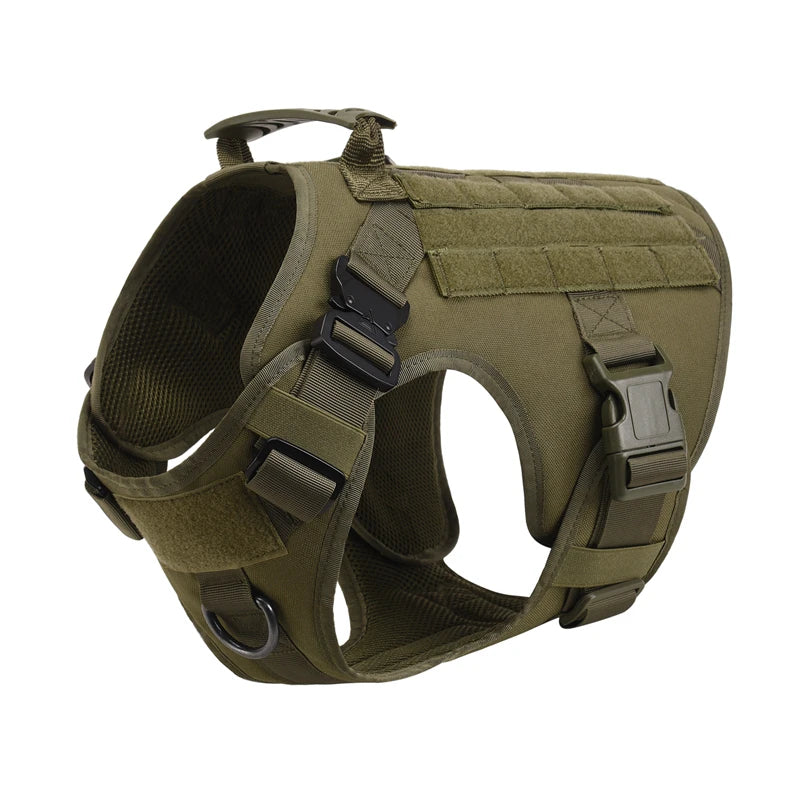 COOYOMO Tactical Military Vest Harness & Leash Set for All Dog Breeds