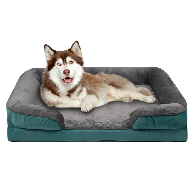 Extra Large Washable Orthopedic Dog Sofa Bed with Support Foam