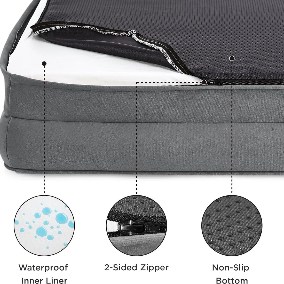 Cozy Deep Sleep Memory Foam Dog Bed - Thickened Warm Pet Sofa