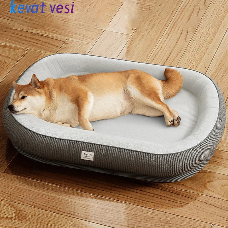 Soft Memory Foam Dog Bed with Removable Cover for Ultimate Comfort
