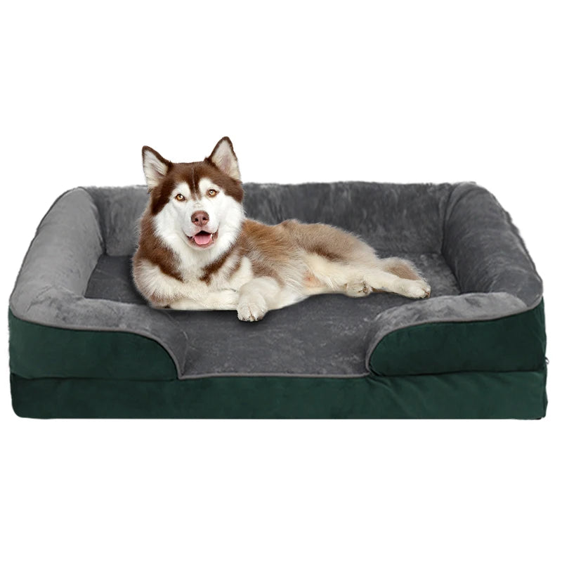 Extra Large Washable Orthopedic Dog Sofa Bed with Support Foam
