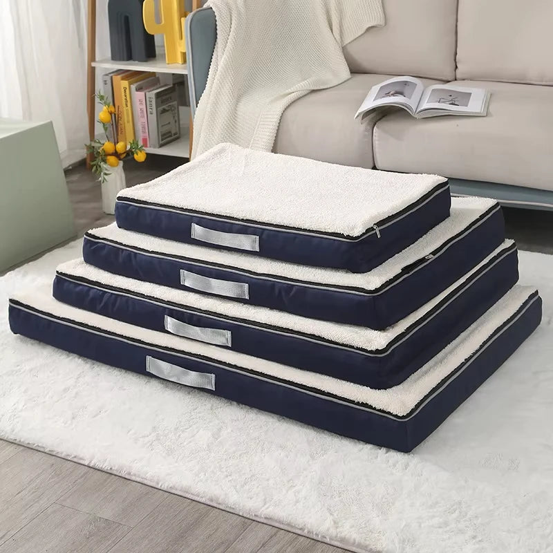 Cozy Memory Foam Dog Bed with Removable Washable Cover