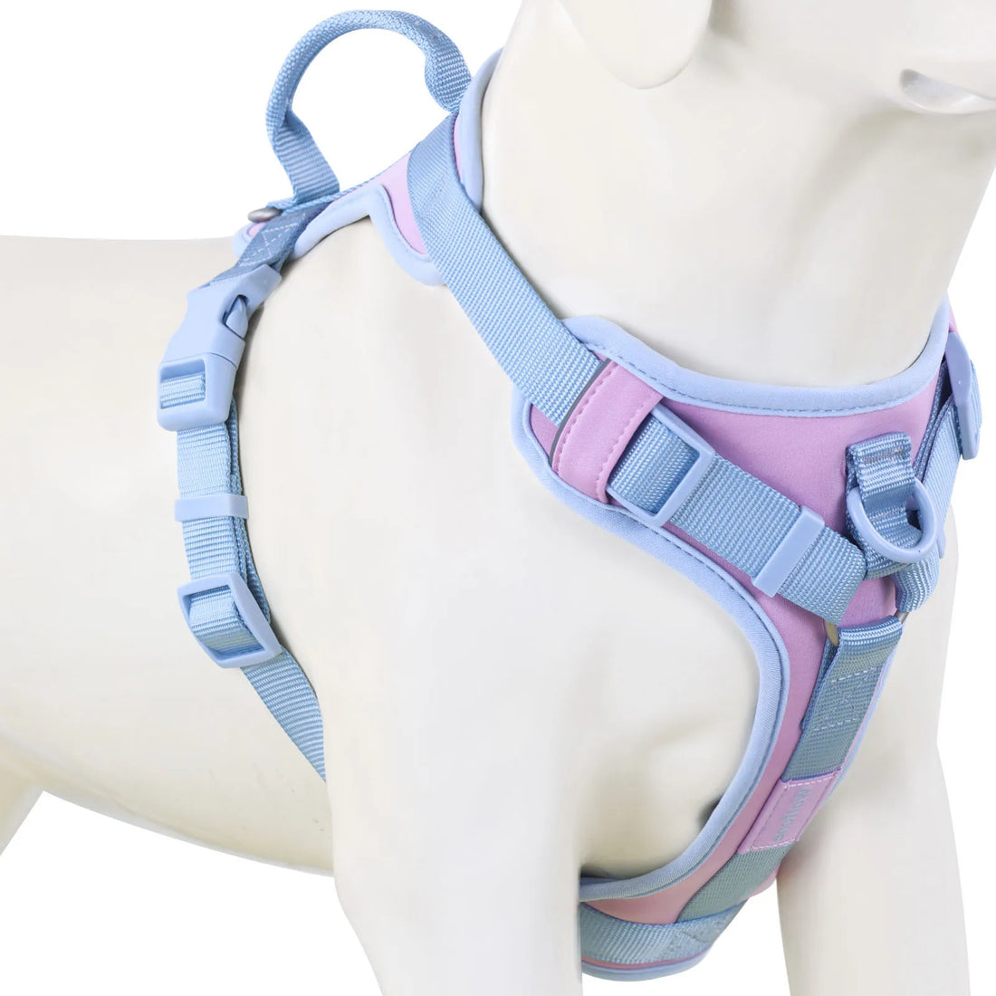 Luxury Adjustable No Pull Dog Harness in Chocolate Color