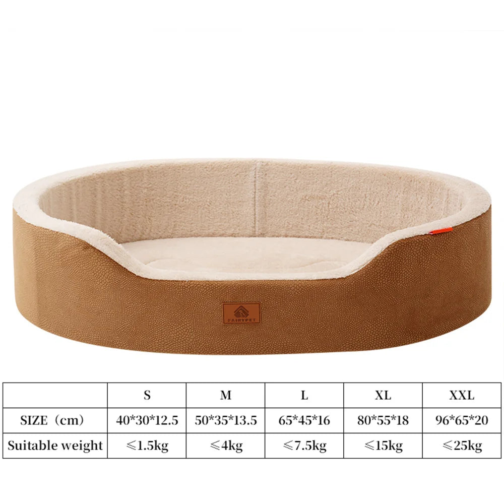 Winter Orthopedic Waterproof Dog Bed for Large Dogs