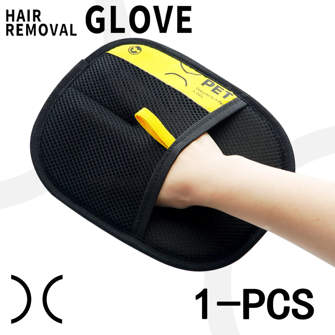Electrostatic Pet Hair Remover Gloves - Reusable & Washable Grooming Tool
