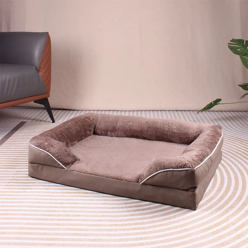 Jumbo Orthopedic Memory Foam Dog Bed with Removable Waterproof Cover