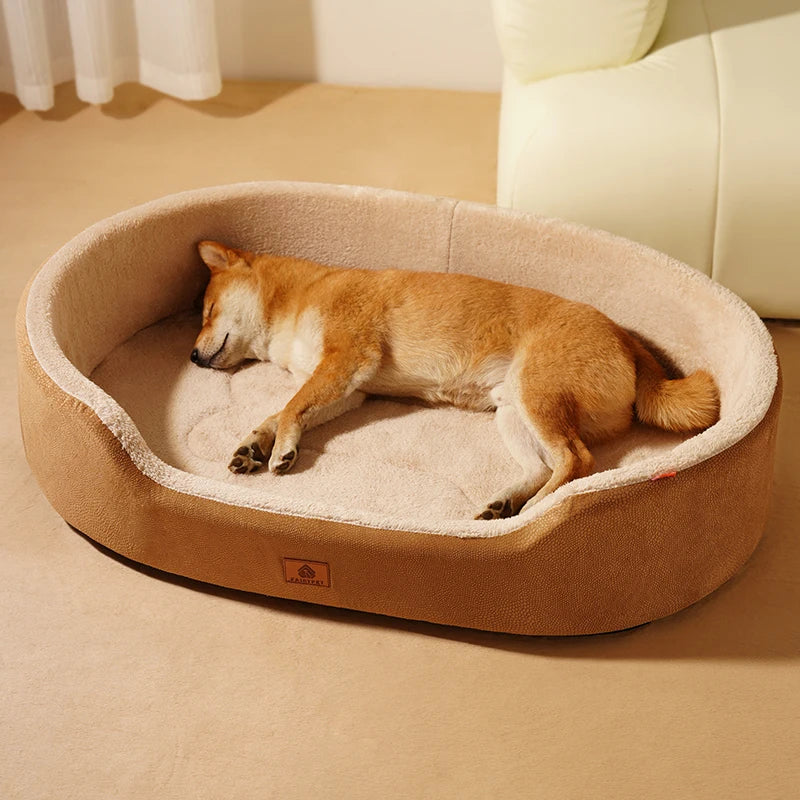 Winter Orthopedic Waterproof Dog Bed for Large Dogs
