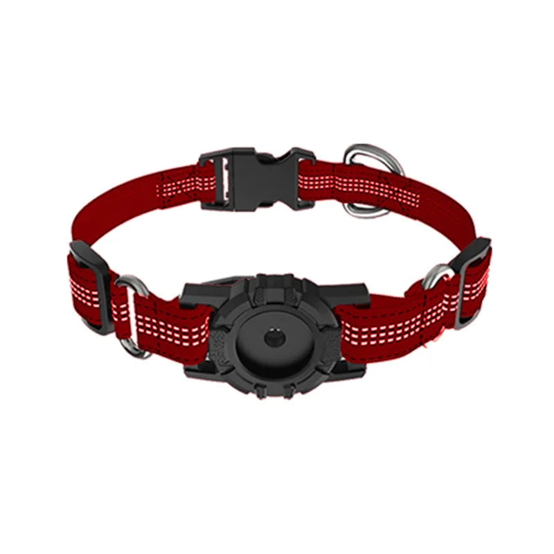 Spiffy Puffy find Waterproof Reflective Dog Collar - Red