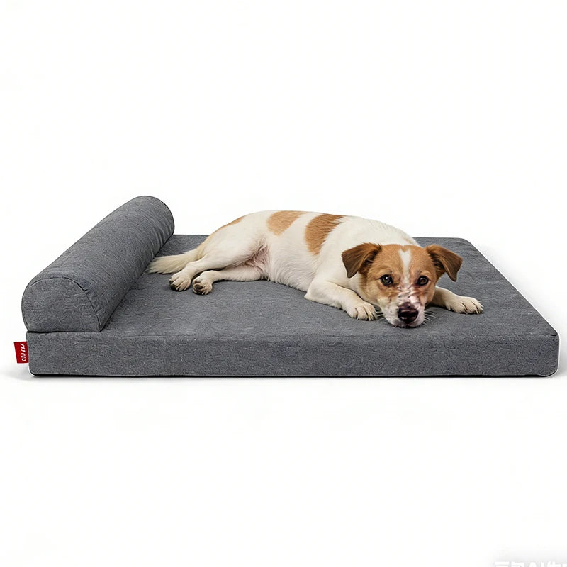 Orthopedic Chew-Proof Winter Pet Bed with Removable Washable Cover