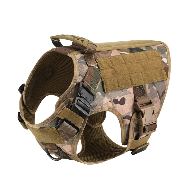 COOYOMO Tactical Military Vest Harness & Leash Set for All Dog Breeds