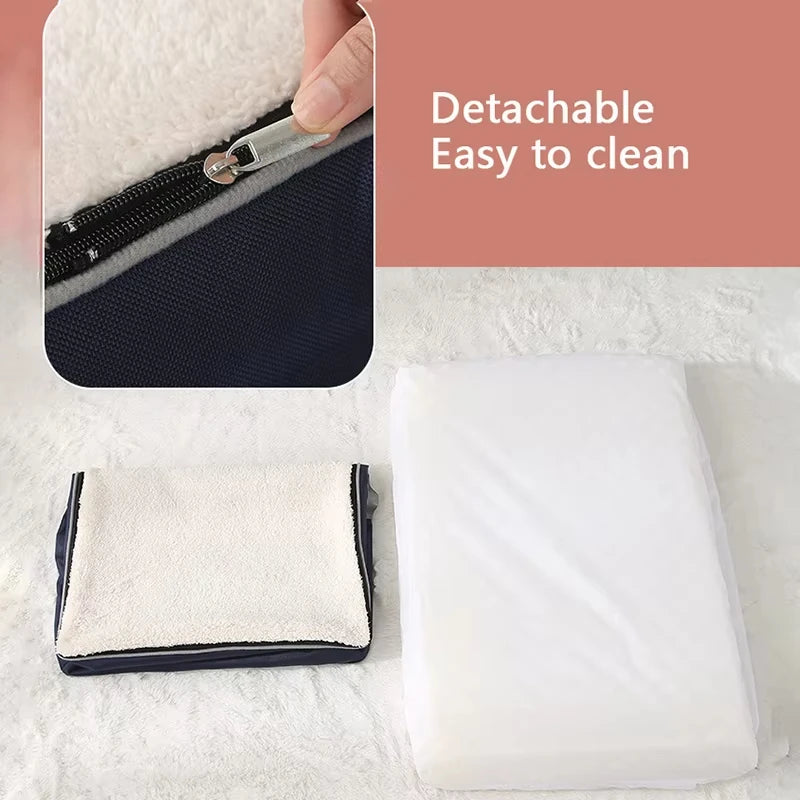 Cozy Memory Foam Dog Bed with Removable Washable Cover
