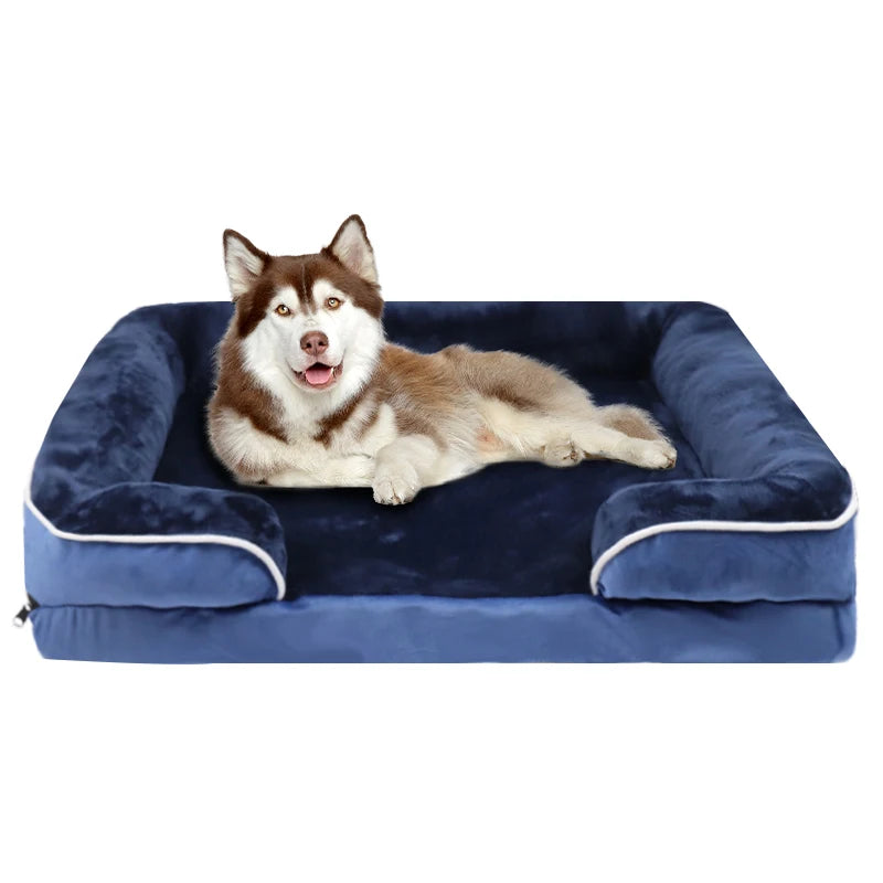 Extra Large Washable Orthopedic Dog Sofa Bed with Support Foam