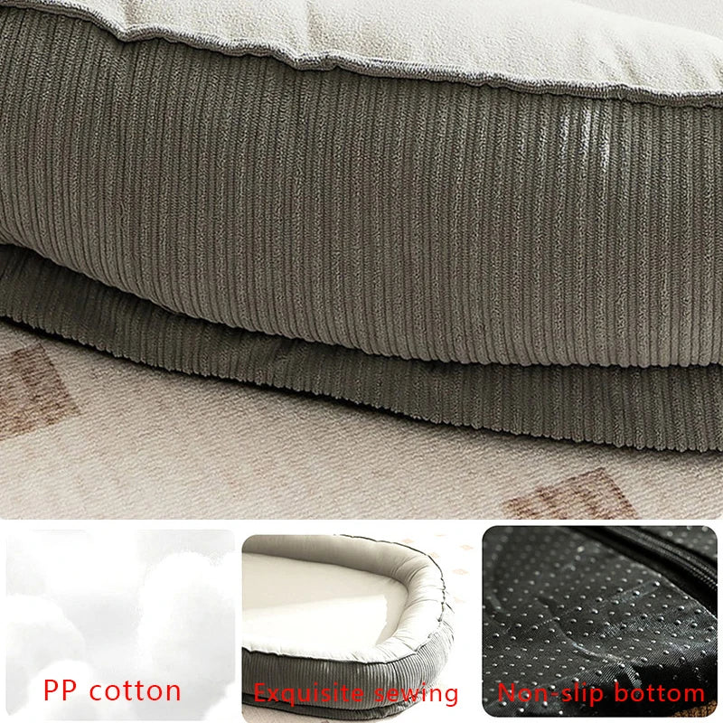 Soft Memory Foam Dog Bed with Removable Cover for Ultimate Comfort