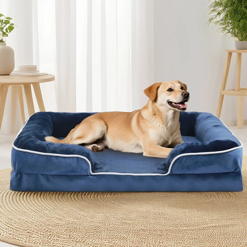 Extra Large Washable Orthopedic Dog Sofa Bed with Support Foam
