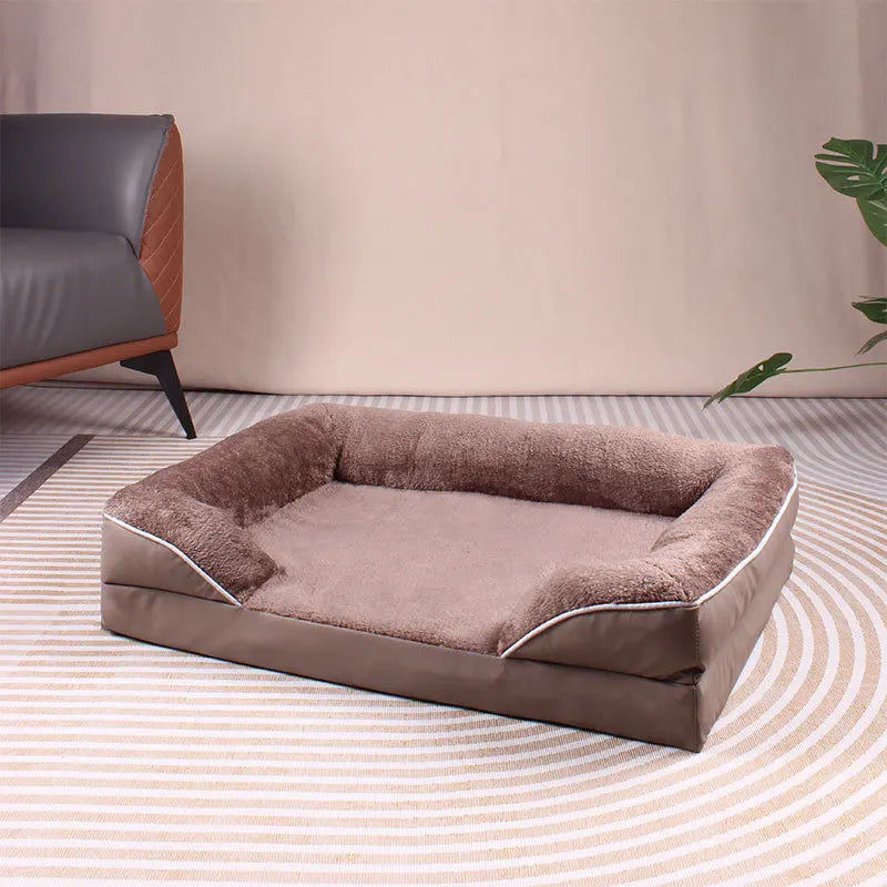 Cozy Deep Sleep Memory Foam Dog Bed - Thickened Warm Pet Sofa
