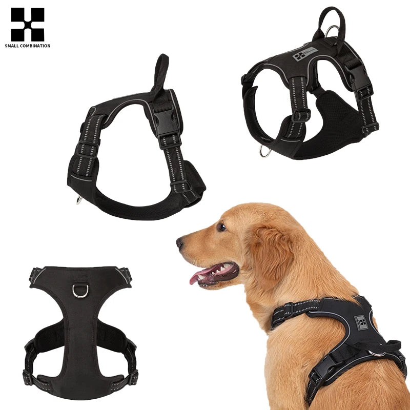 No Pull Reflective Adjustable Dog Harness for Small to Large Dogs