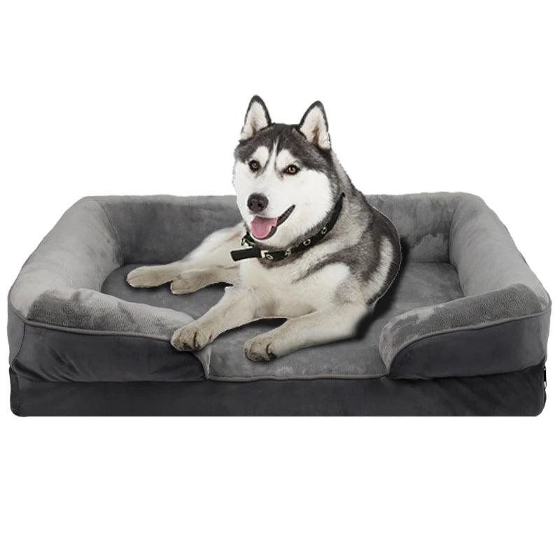 Extra Large Washable Orthopedic Dog Sofa Bed with Support Foam