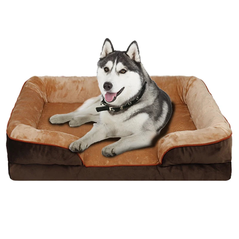 Extra Large Washable Orthopedic Dog Sofa Bed with Support Foam