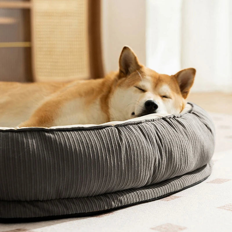 Soft Memory Foam Dog Bed with Removable Cover for Ultimate Comfort