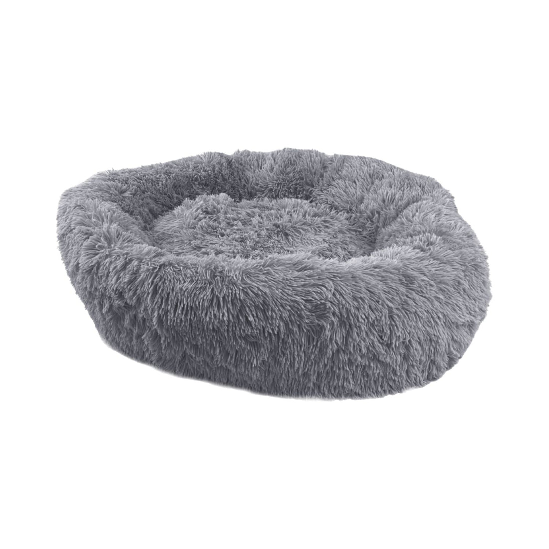 Spiffy Puffy find Luxurious Plush Pet Bed 60cm in Elegant Grey