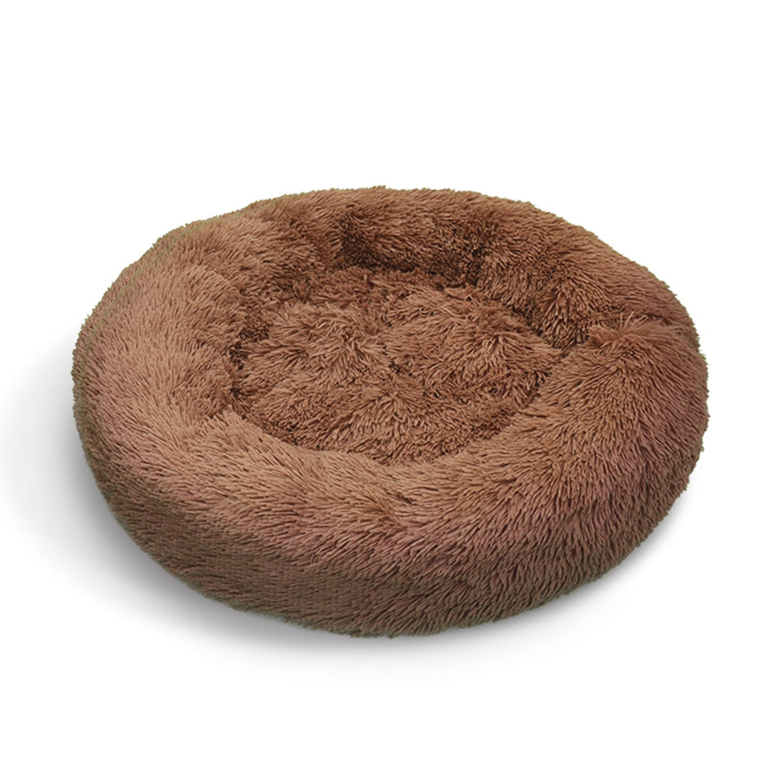Spiffy Puffy find XXL Plush Round Dog Bed - Premium Comfort in Light Coffee